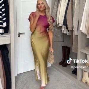 ZARA TIE DYE PRINTED DRESS